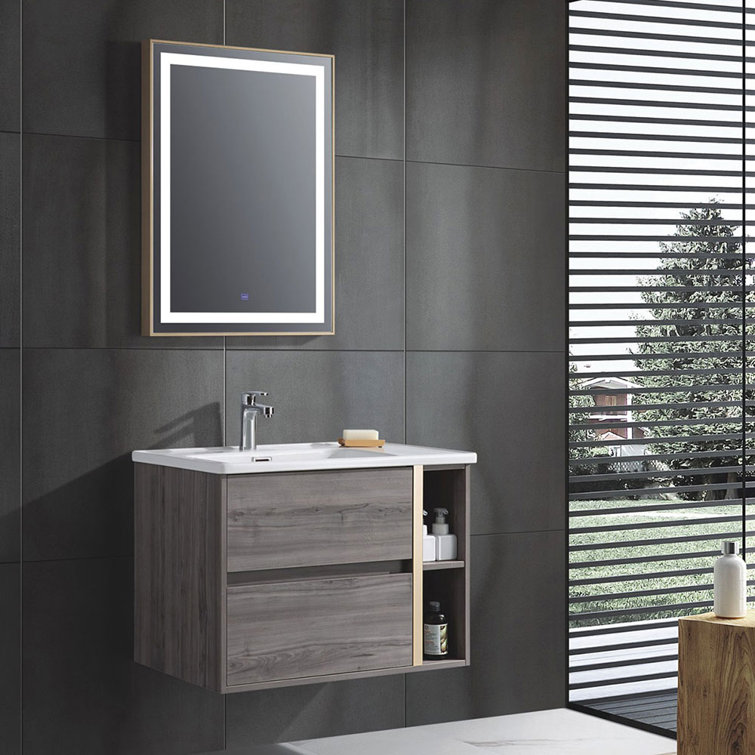 Ebern Designs Taliah 31" WallMounted Single Bathroom Vanity Set with